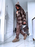 Plaid shirt "RAINY DAY" VMC58- BROWN